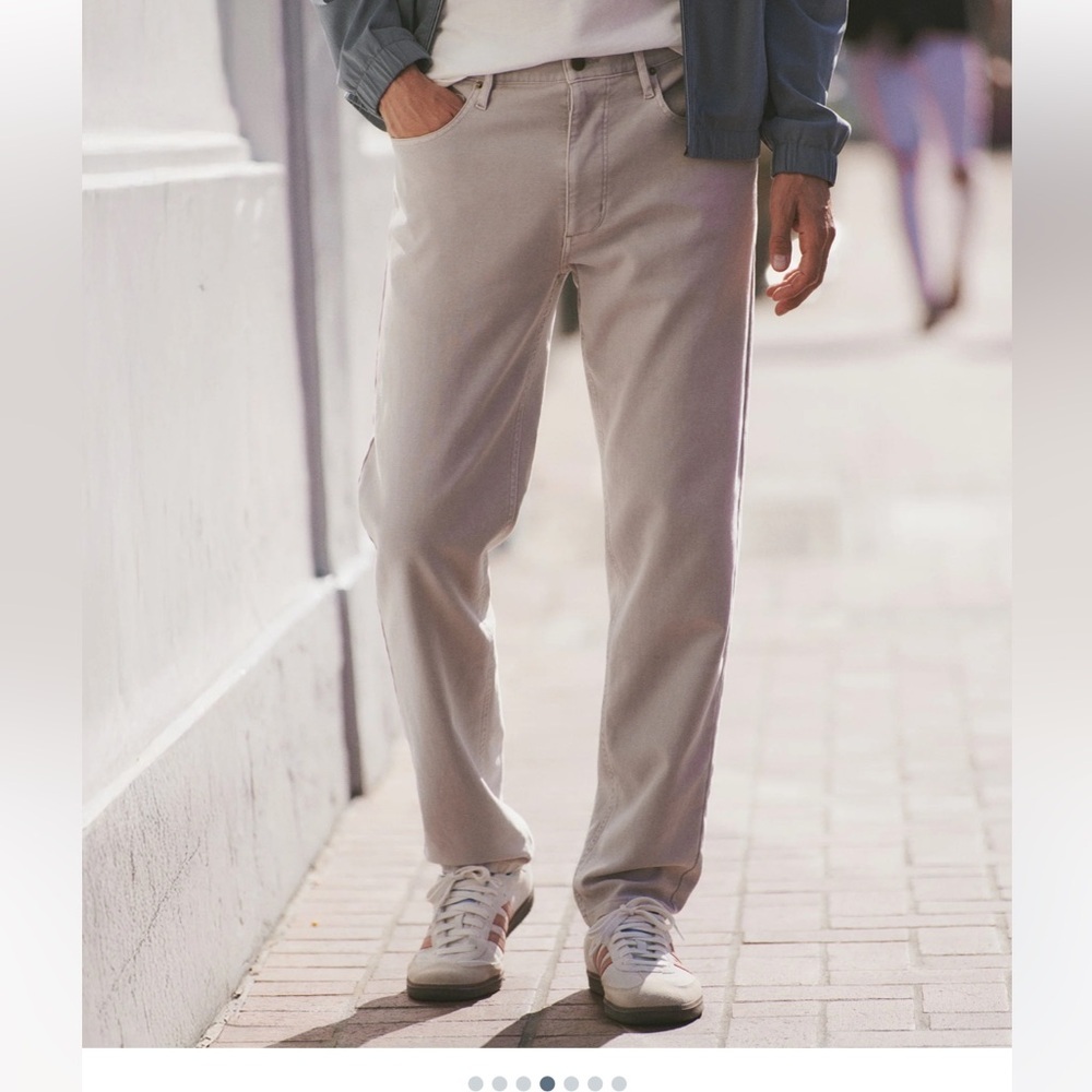 Marine Layer Flex Terry Slim Straight Pant 30x32